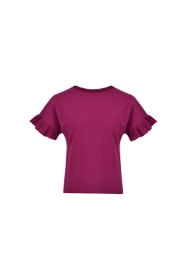 تی شرت زنانه آستین چیندار