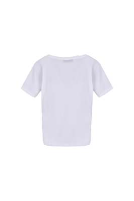 تی شرت یقه گرد چاپی