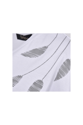 تی شرت یقه گرد چاپی