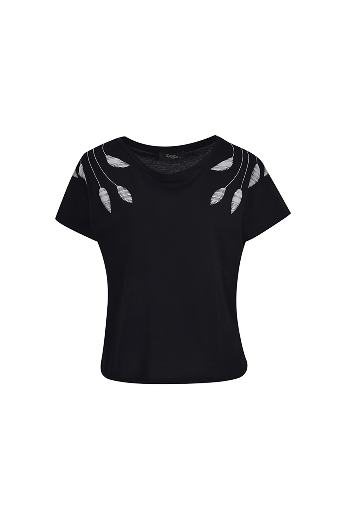 تی شرت یقه گرد چاپی