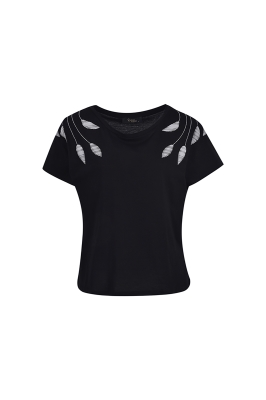 تی شرت یقه گرد چاپی