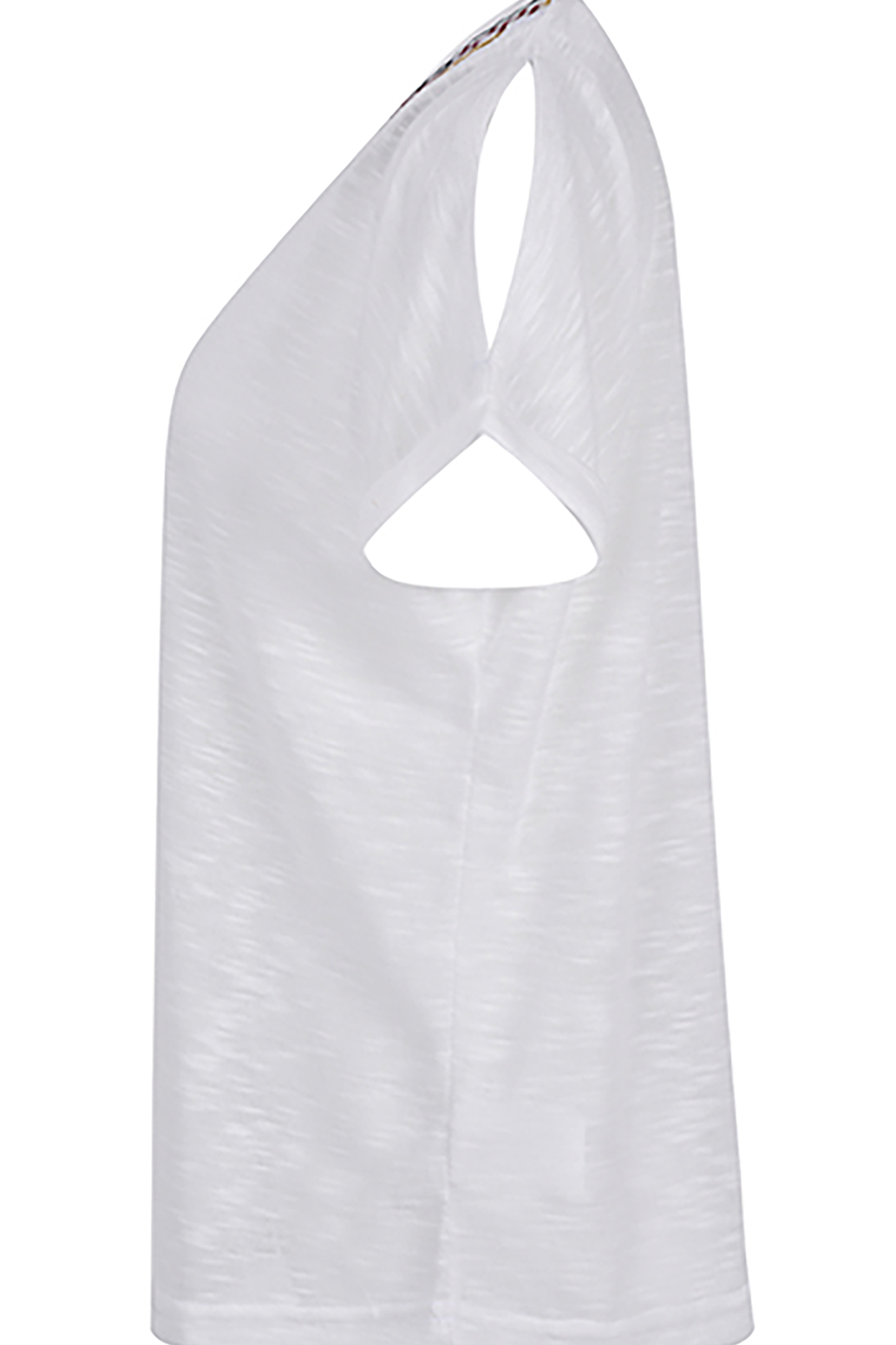 تی شرت اسلپ دور یقه گلدوزی