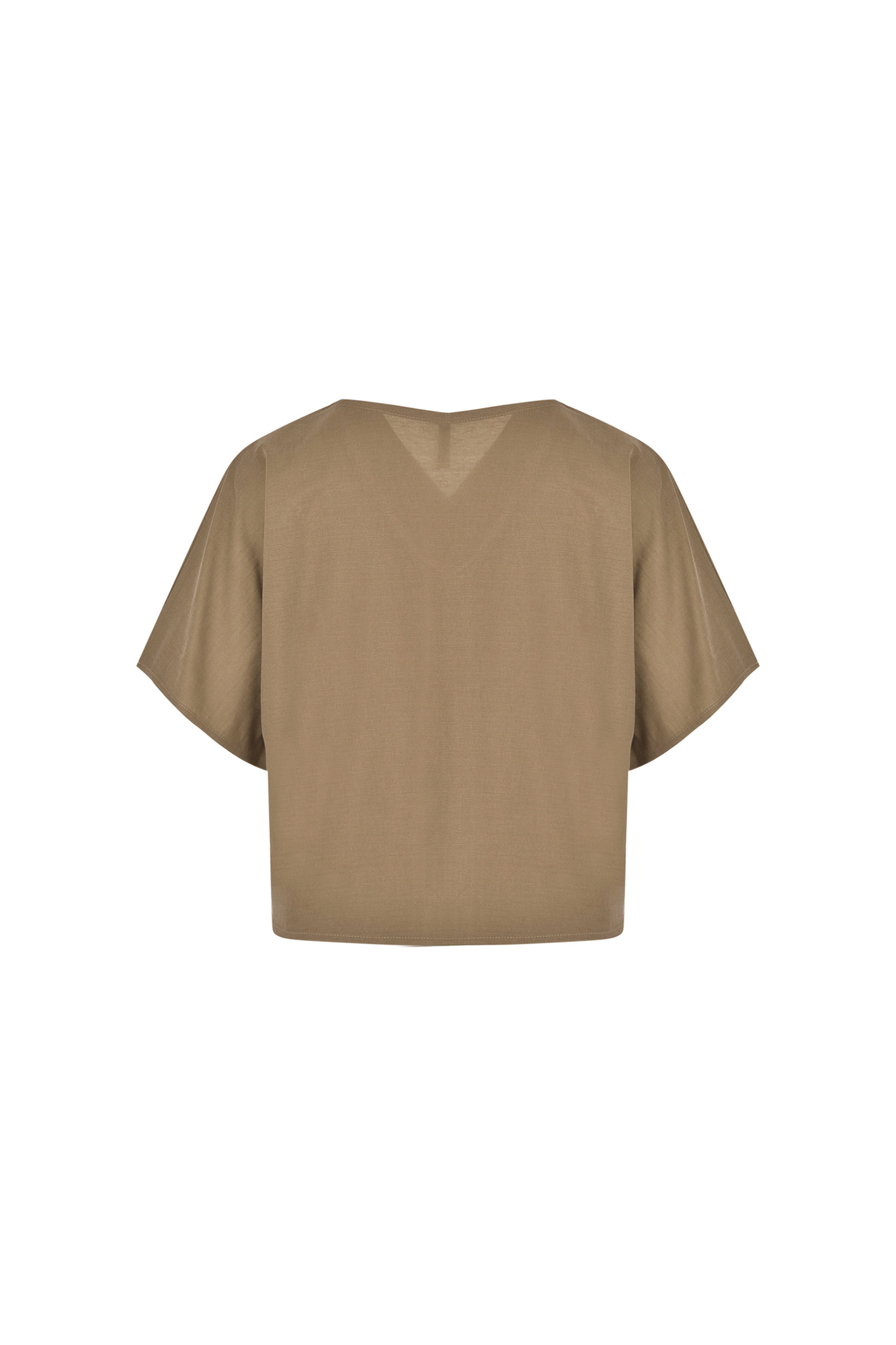 آستین کوتاه جلو گره ای