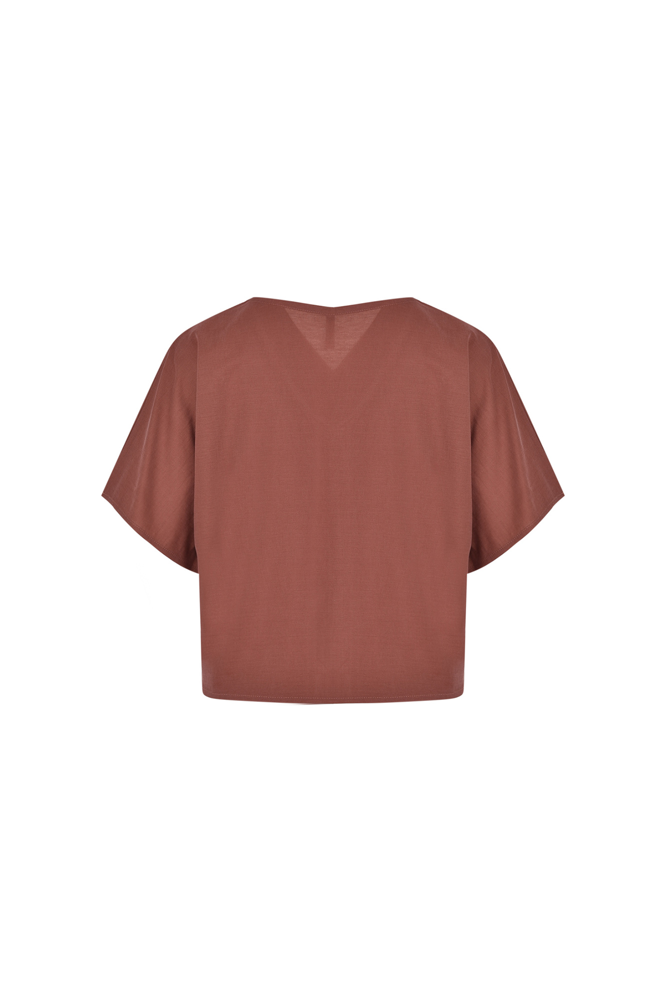 آستین کوتاه جلو گره ای