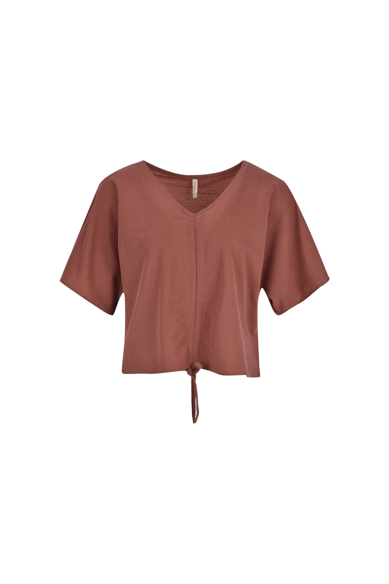 آستین کوتاه جلو گره ای