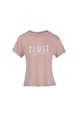 تی شرت یقه گرد چاپی