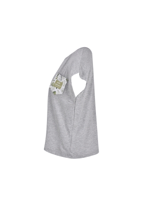 تاپ سرشانه جیب چاپی