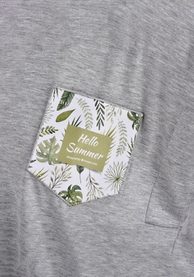 تاپ سرشانه جیب چاپی