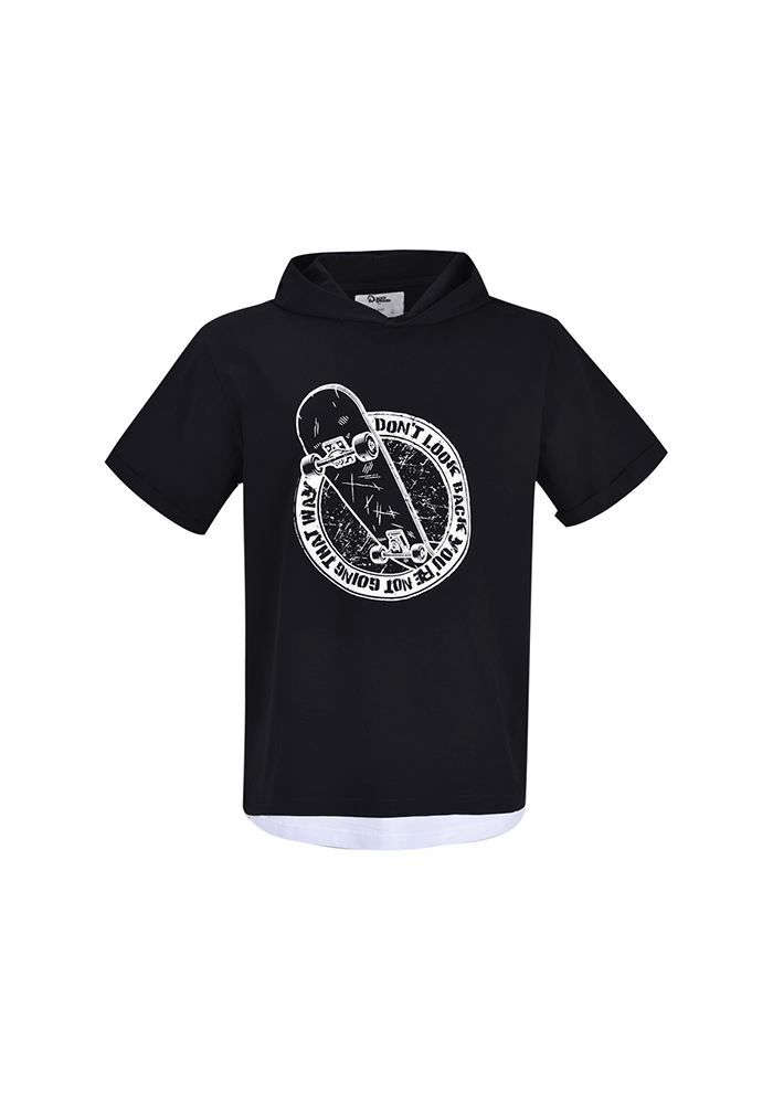 تی شرت آستین کوتاه کلاهدار