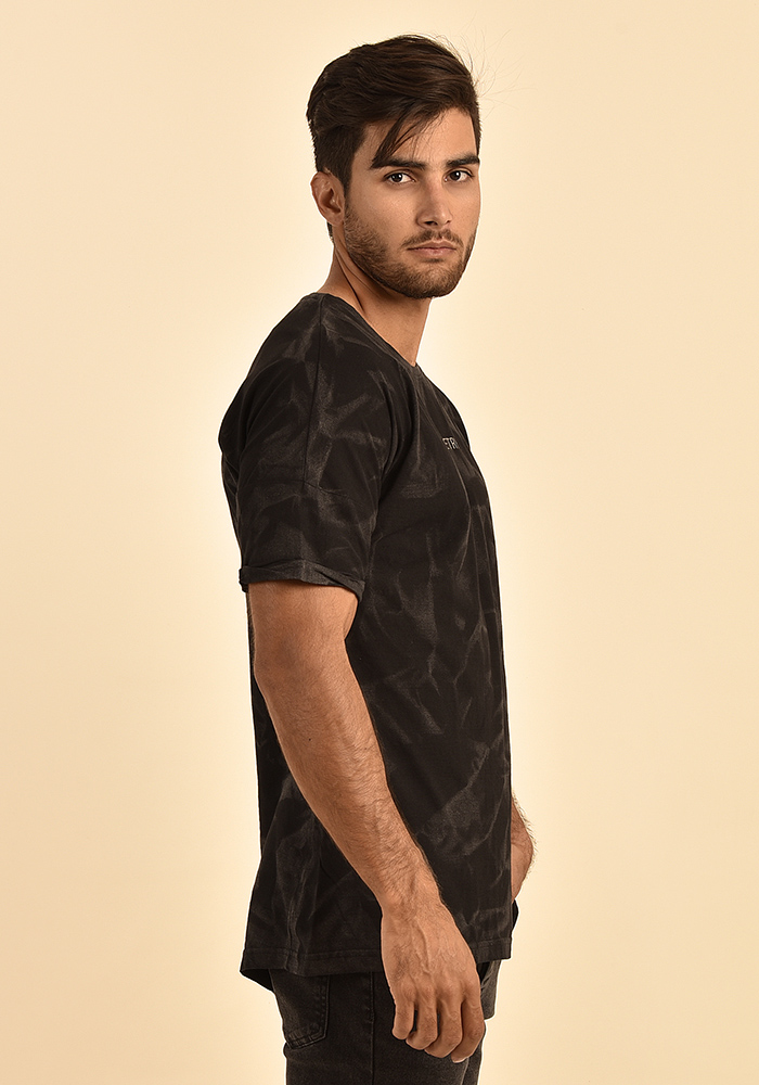 تی شرت آستین کوتاه مردانه شست دار