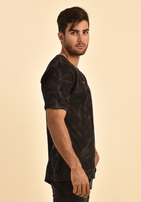 تی شرت آستین کوتاه مردانه شست دار