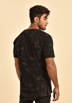 تی شرت آستین کوتاه مردانه شست دار