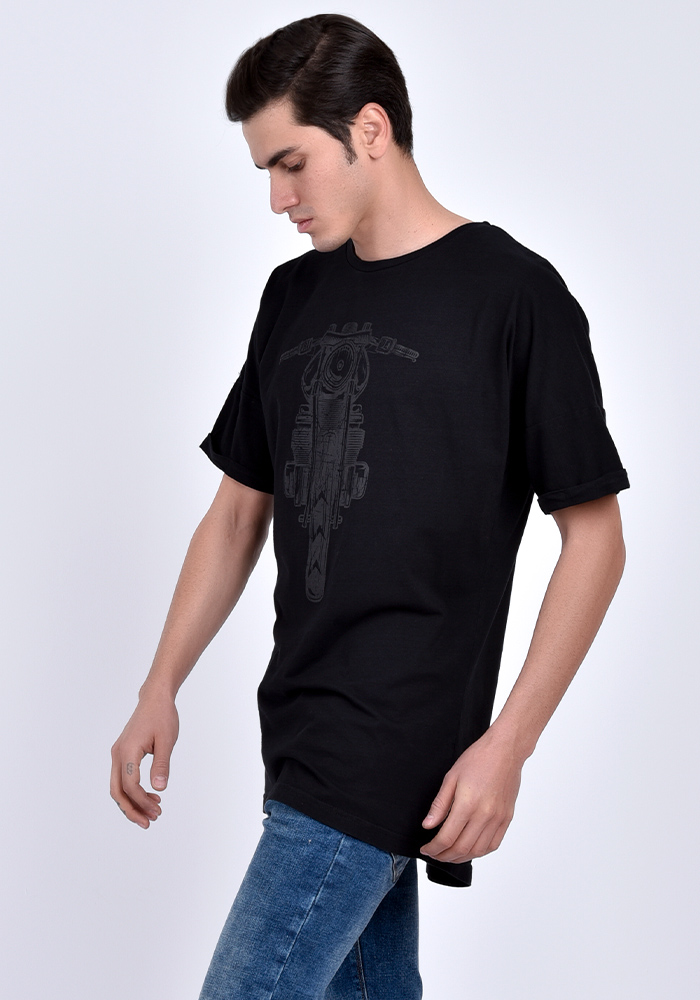 تی شرت آستین کوتاه چاپی مردانه