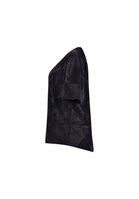 تیشرت آستین کوتاه زنانه یقه گرد با شست  و چاپ 2471