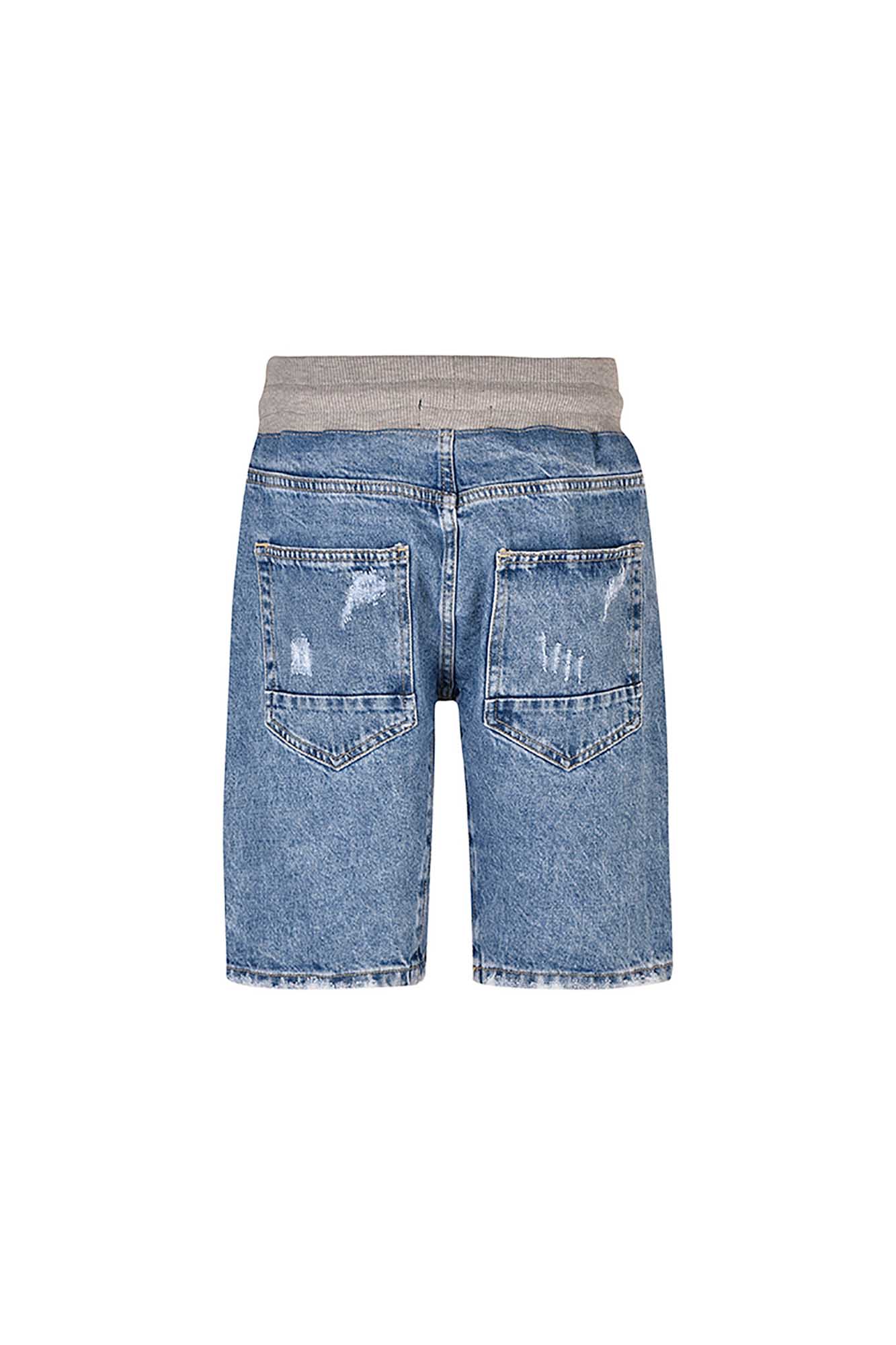 شلوارک جین کمرکش