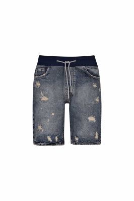 شلوارک جین کمرکش