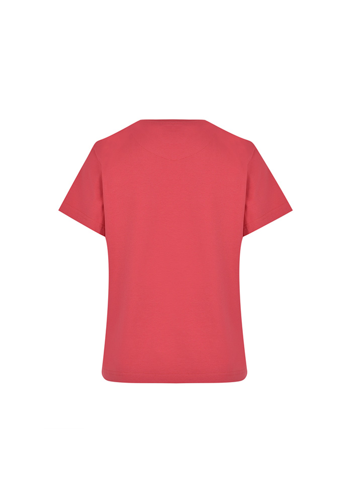 تیشرت آستین کوتاه زنانه  یقه گرد چاپی