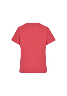 تیشرت آستین کوتاه زنانه  یقه گرد چاپی