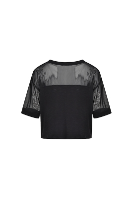 تی شرت آستین توری