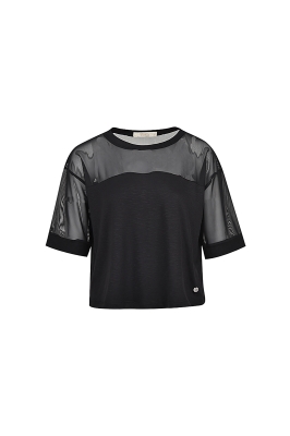 تی شرت آستین توری