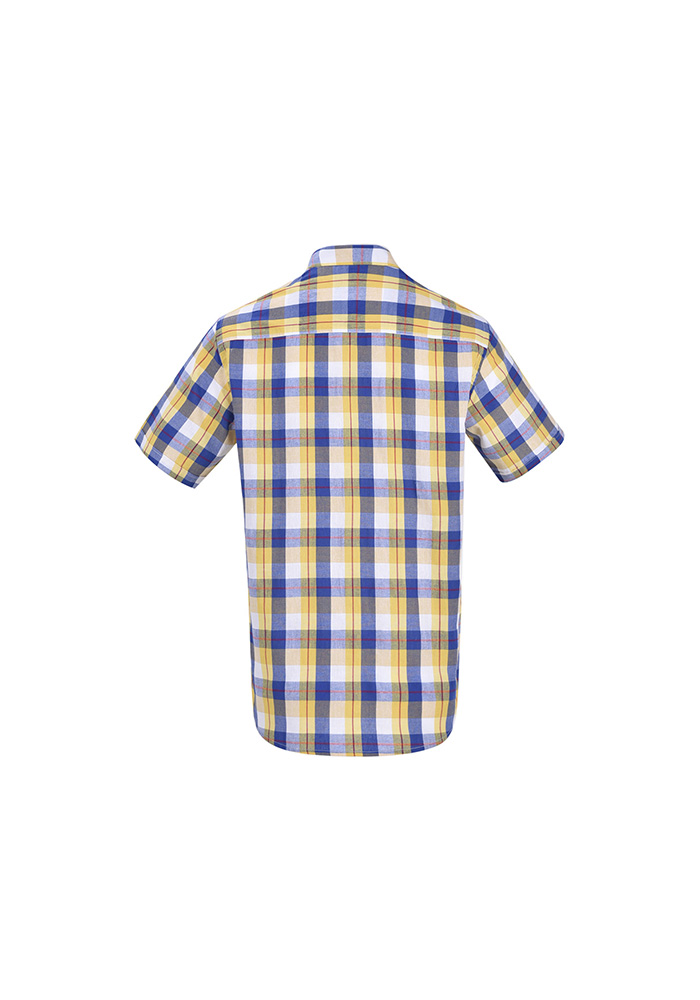 پیراهن آستین کوتاه چهارخونه رگولار فیت