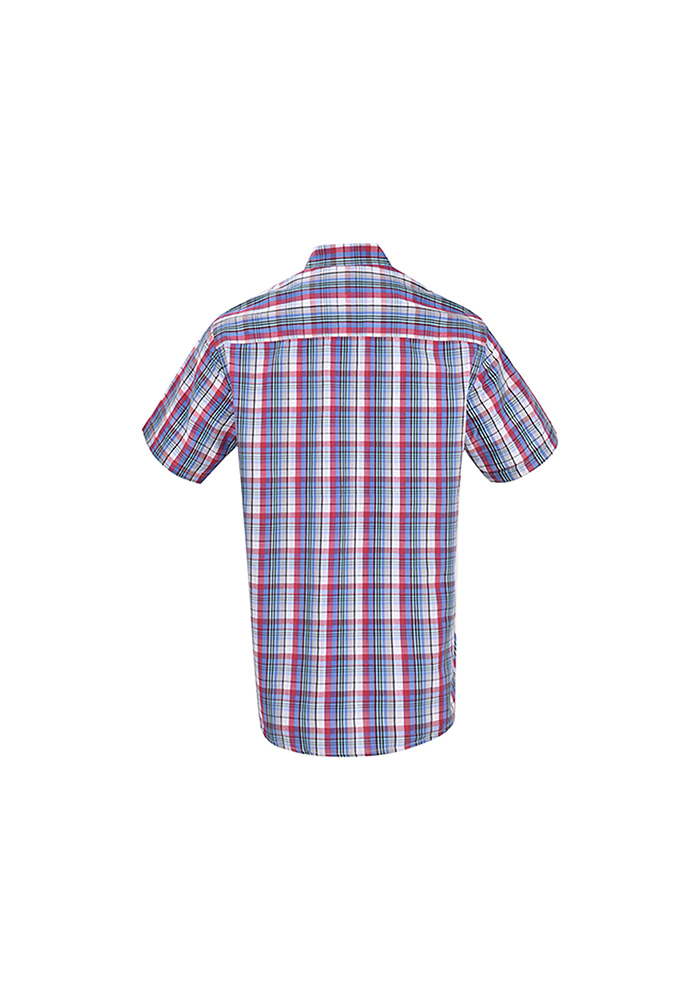 پیراهن آستین کوتاه چهارخونه رگولار فیت