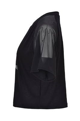 تی شرت آستین توری چاپی