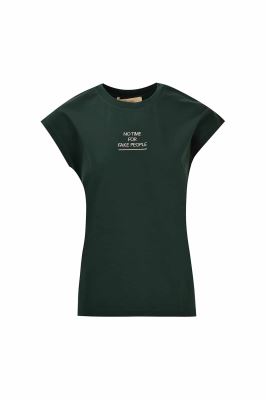 تی شرت آستین کوتاه زنانه گلدوزی دار