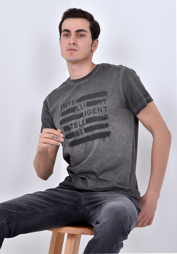 تی شرت آستین کوتاه مردانه چاپی