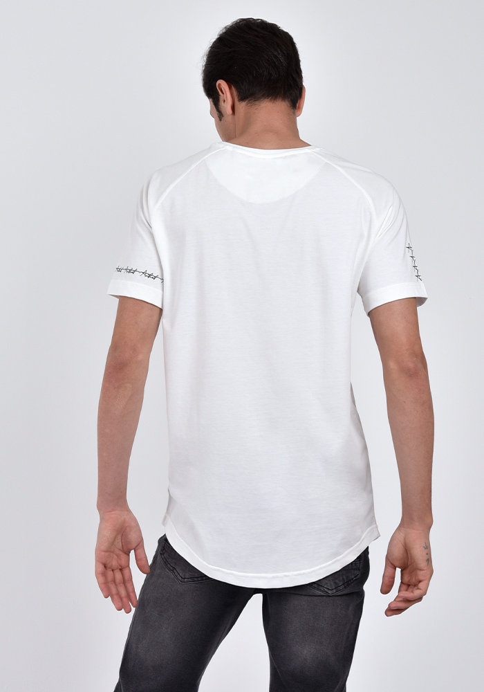 تی شرت آستین کوتاه مردانه چاپ متعدد