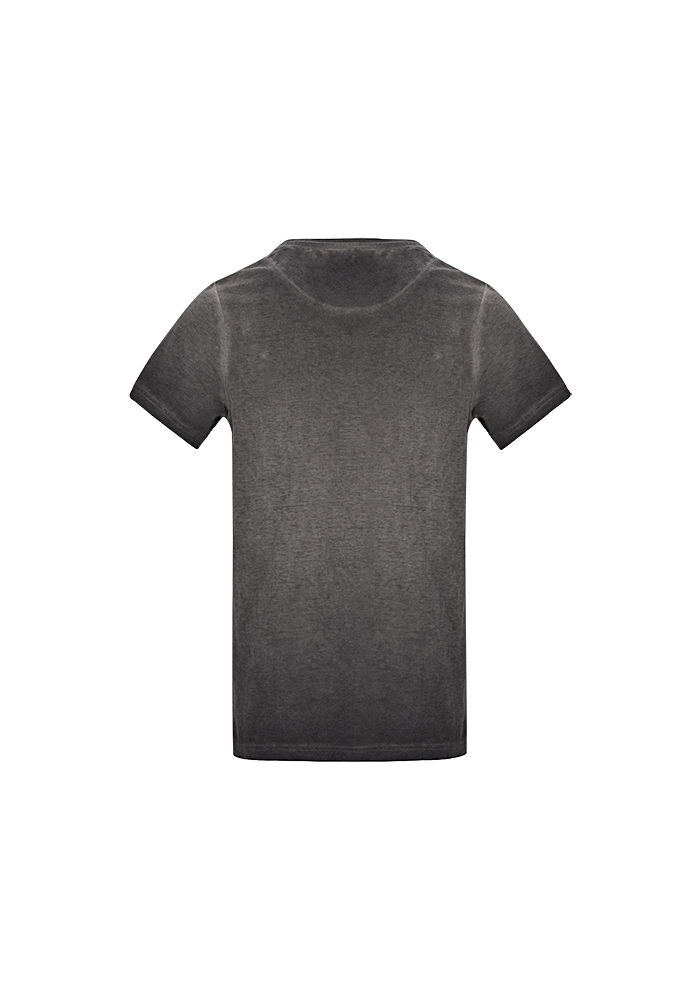 تی شرت آستین کوتاه مردانه جیب و مرغک چاپی