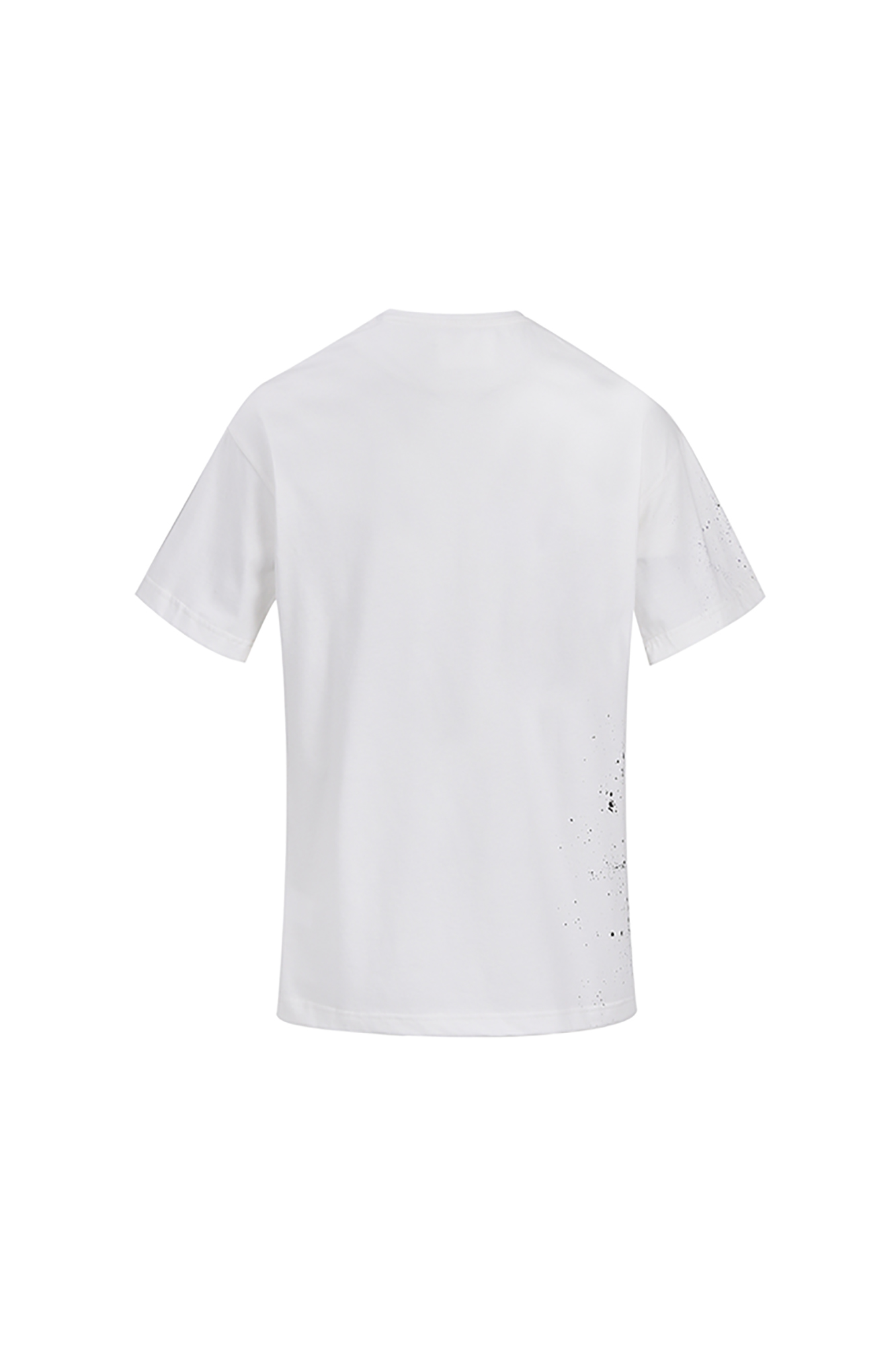 تی شرت آستین کوتاه مردانه با لکه های چاپ