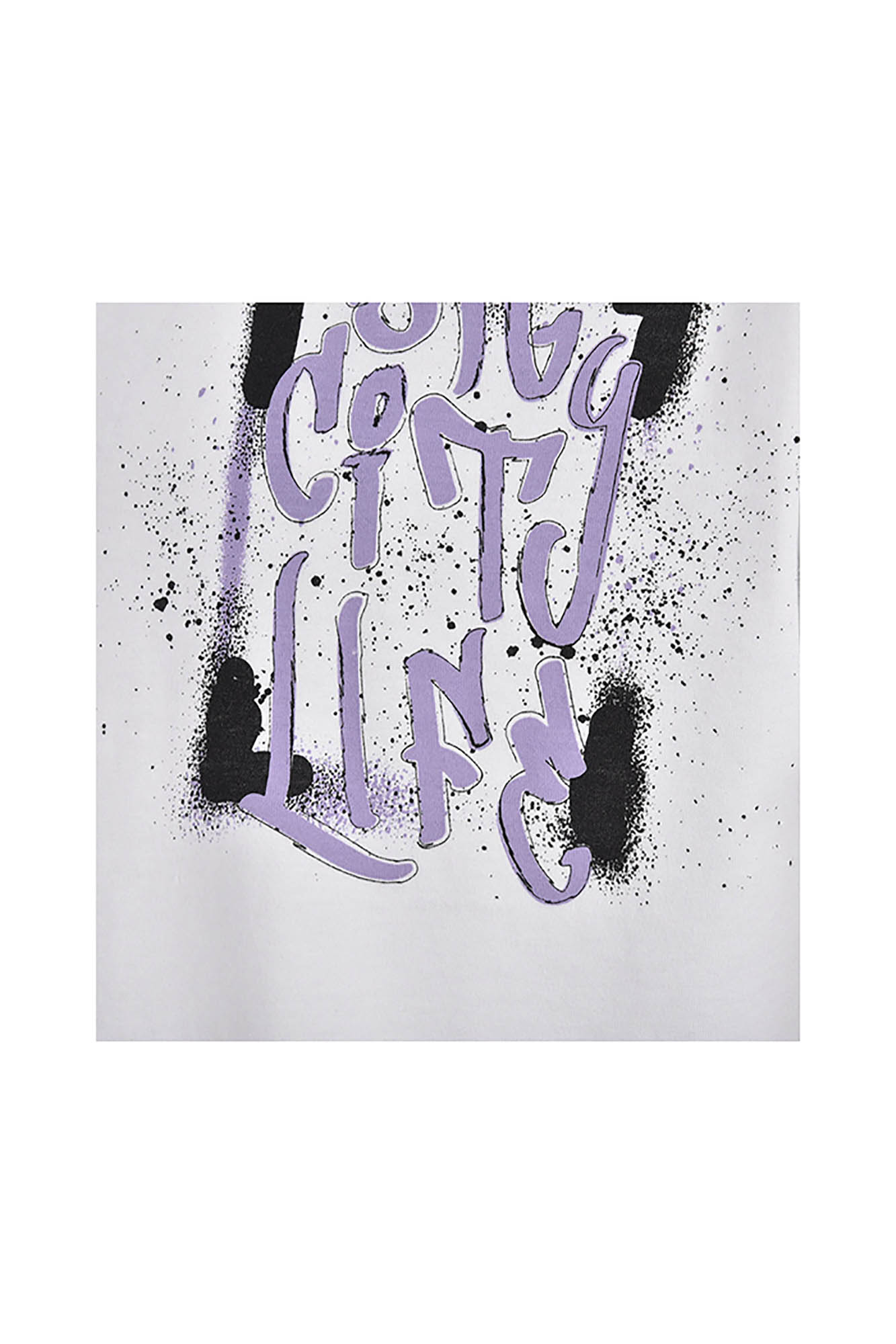 تی شرت آستین کوتاه مردانه با لکه های چاپ