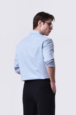 پیراهن آکسفورد آستین بلند اسلیم