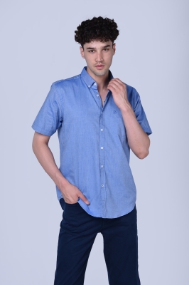 پیراهن آستین کوتاه آکسفورد