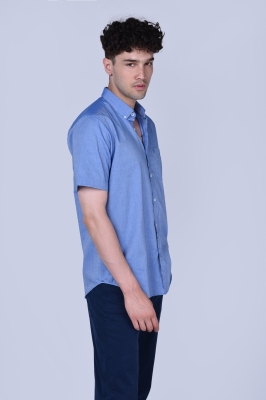 پیراهن آستین کوتاه آکسفورد