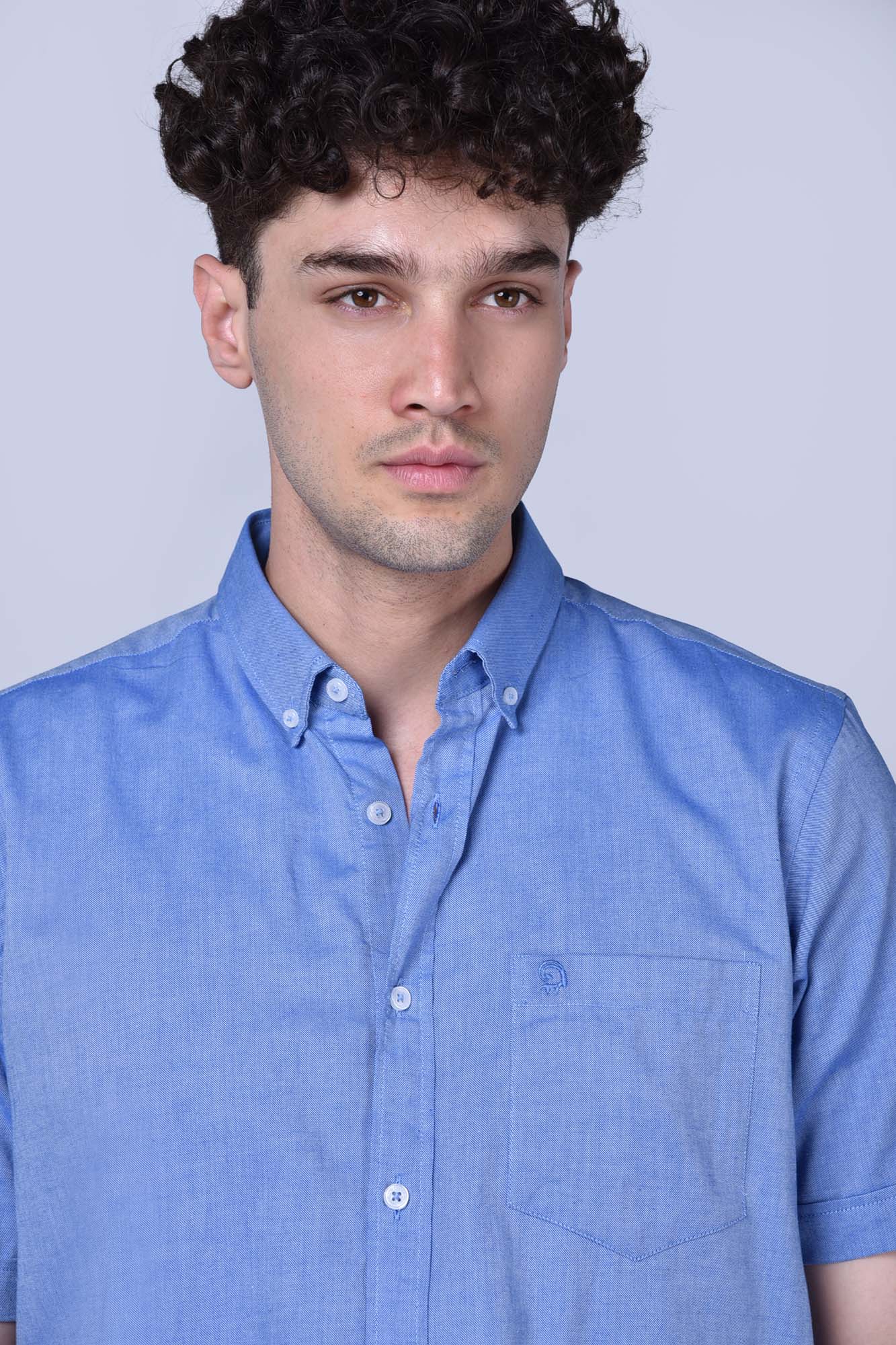 پیراهن آستین کوتاه آکسفورد