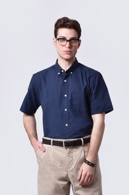 پیراهن آستین کوتاه آکسفورد