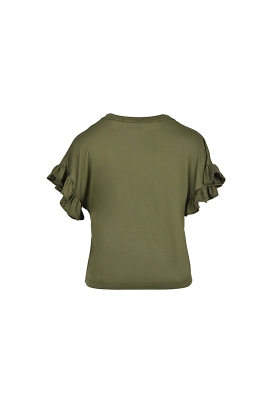 تی شرت زنانه آستین چیندار