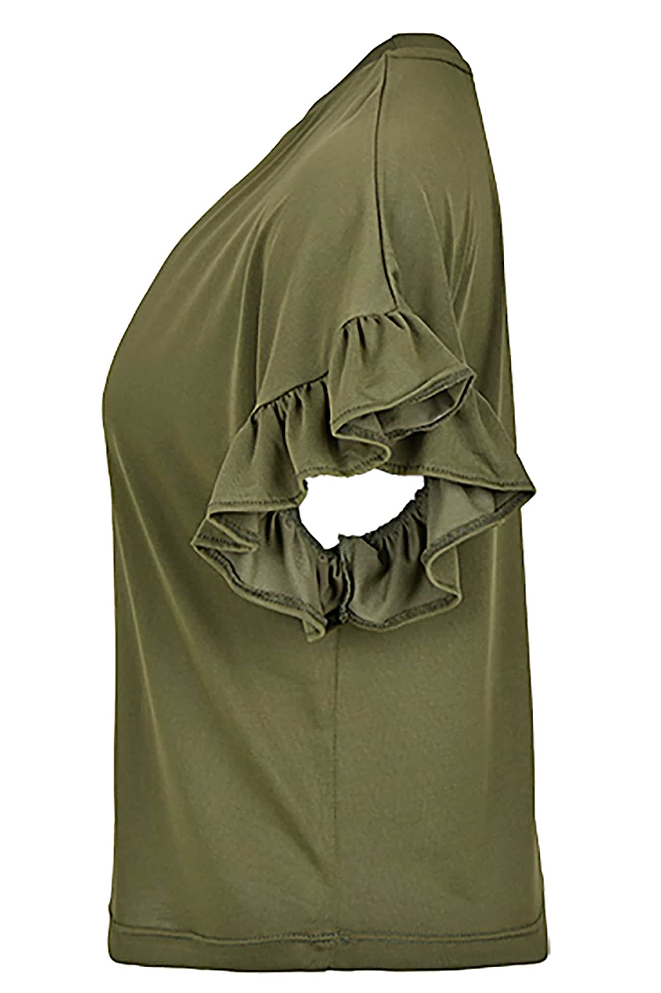 تی شرت زنانه آستین چیندار