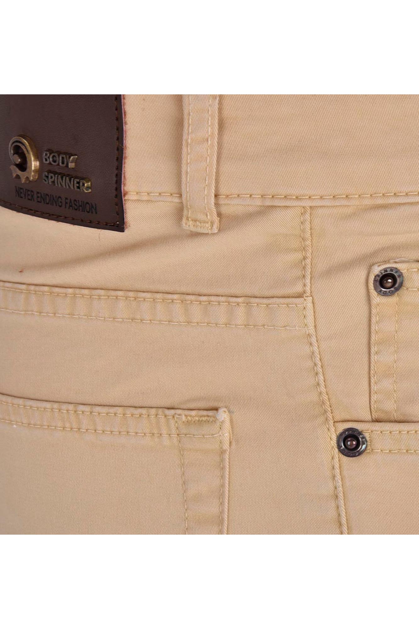 شلوار کتان اسلیم کابویی