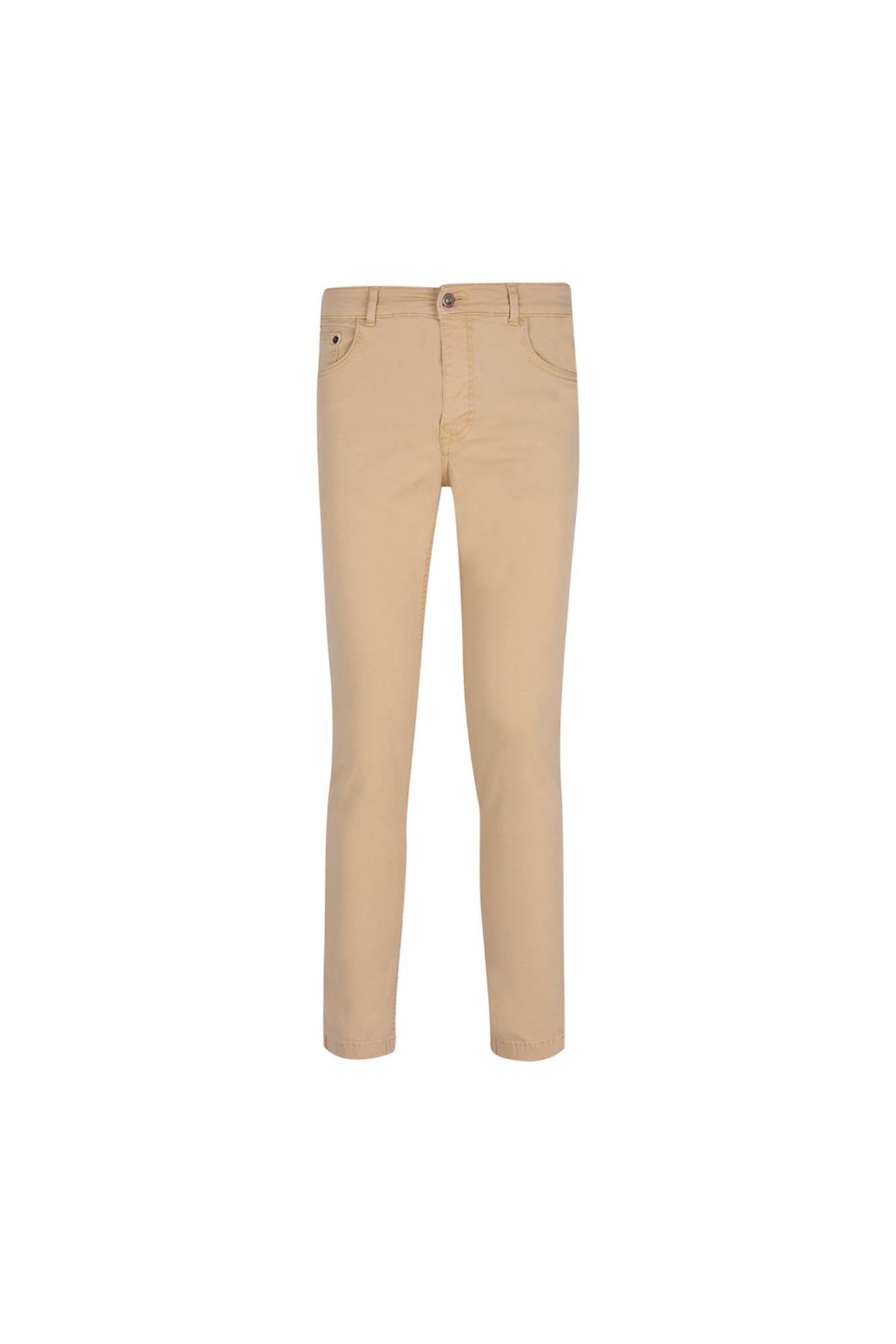 شلوار کتان اسلیم کابویی