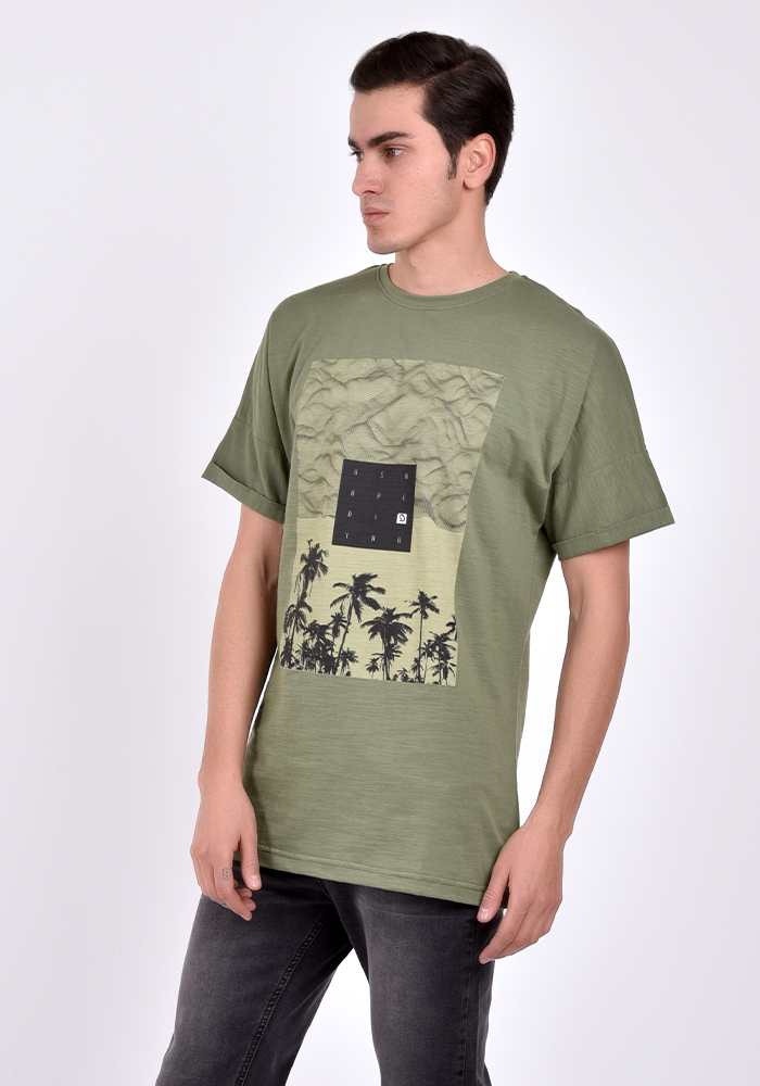 تی شرت آستین کوتاه چاپی