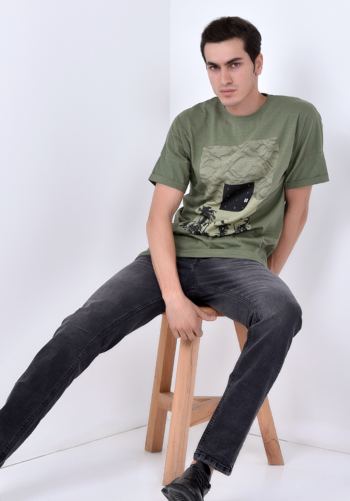 تی شرت آستین کوتاه چاپی