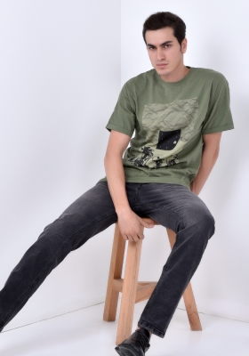 تی شرت آستین کوتاه چاپی