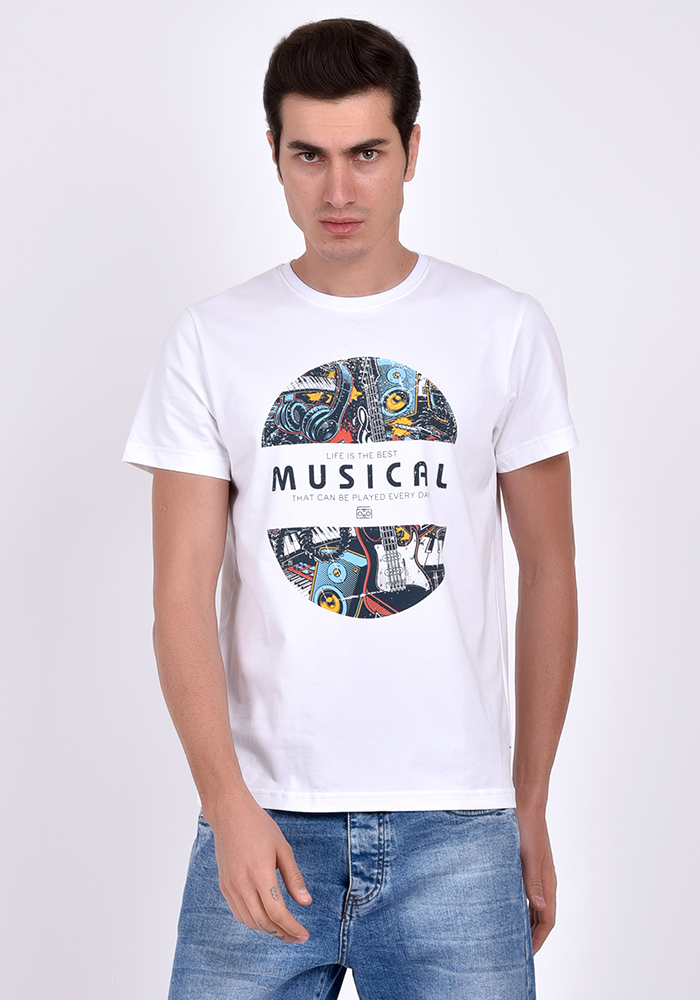 تی شرت آستین کوتاه چاپی