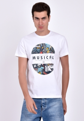 تی شرت آستین کوتاه چاپی