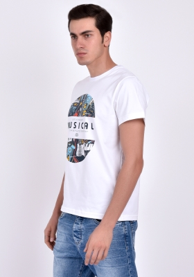 تی شرت آستین کوتاه چاپی