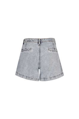 شلوارک جین پیلی دار