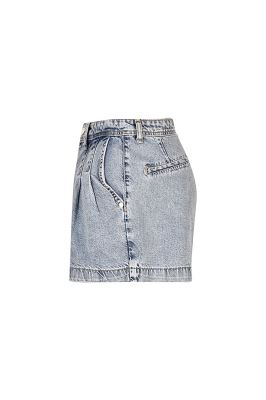 شلوارک جین پیلی دار